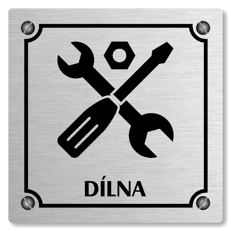 Dílna, 148x148mm, stříbrná, Kansas